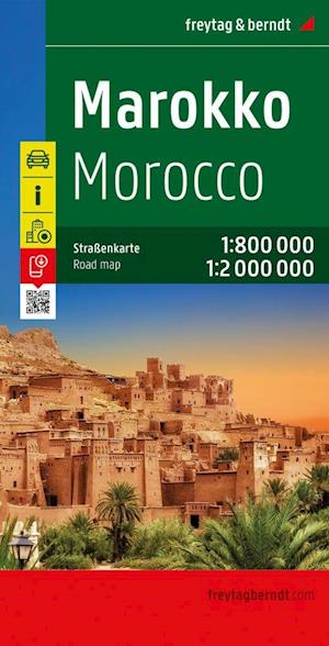 Morocco, Freytag & Berndt Road Map