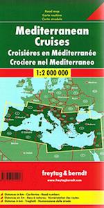 Mediterranean Cruises, Freytag & Berndt Road Map