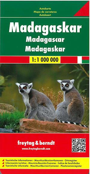 Madagascar, Freytag & Berndt Road Map
