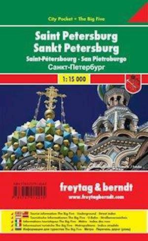 Saint Petersburg City Pocket + the Big Five Waterproof 1:12 500