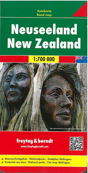 New Zealand, Freytag & Berndt Road Map