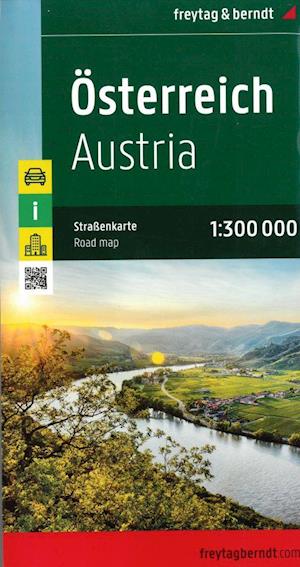 Austria, Freytag & Berndt Road + Leisure Map