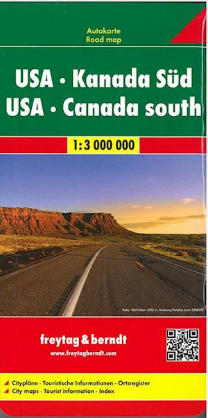 USA & Canada South - USA & Kanada Süd, Freytag & Berndt Road Map