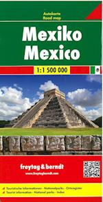 Mexico, Freytag & Berndt Road Map