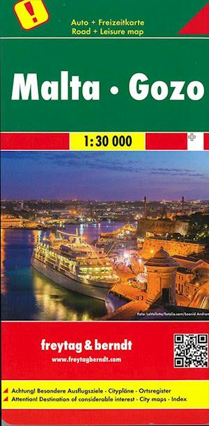 Malta Gozo, Freytag & Berndt Road & Leisure Map