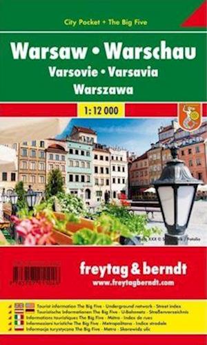 Warsaw - Warschau - Warszawa, Freytag & Berndt City Pocket + Big Five