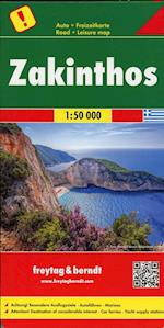 Zakynthos Road Map 1:50 000