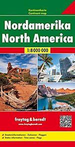 Nordamerika - North America, Freytag & Berndt Continental Map