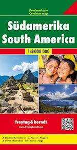 South America, Freytag & Berndt Continent Map