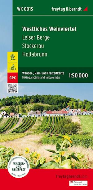 Western Weinviertel Hiking, cycling and leisure map