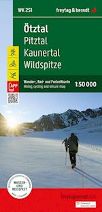 Otztal Hiking, Cycling and Leisure Map