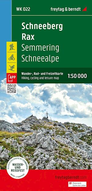 Schneeberg - Rax  Hiking, Cycling and Leisure Map