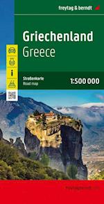 Greece, Freytag & Berndt Road Map
