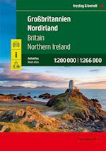 Großbritannien - Nordirland, Autoatlas 1:200.000 - 1:266.000, freytag & berndt