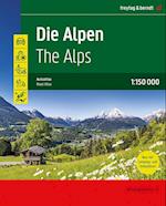 Die Alpen, Straßenatlas 1:150.000, freytag & berndt