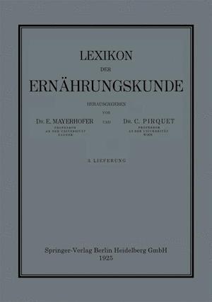 Lexikon der Ernährungskunde