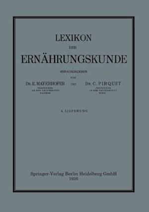 Lexikon der Ernährungskunde