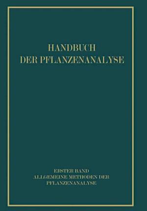 Allgemeine Methoden der Pflanzenanalyse