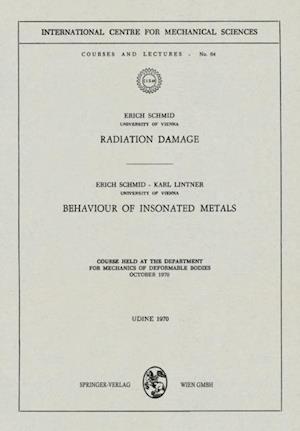 Radiation Damage. Behaviour of Insonated Metals