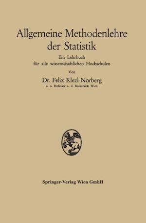 Allgemeine Methodenlehre der Statistik