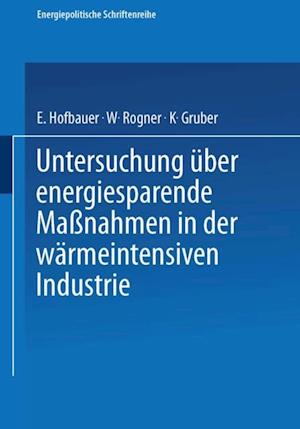 Untersuchung über energiesparende Maßnahmen in der wärmeintensiven Industrie