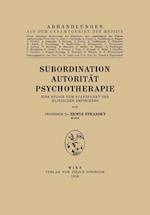Subordination Autorität Psychotherapie
