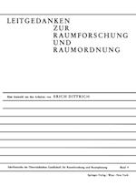 Leitgedanken Zur Raumforschung und Raumordnung