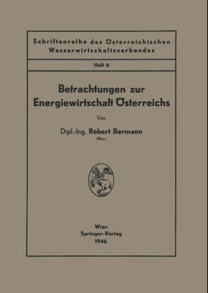 Betrachtungen zur Energiewirtschaft Österreichs