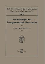 Betrachtungen zur Energiewirtschaft Österreichs