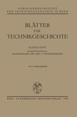 Blätter für Technikgeschichte