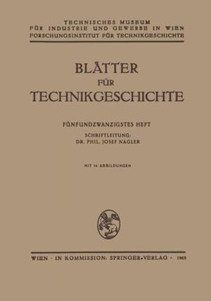 Blätter für Technikgeschichte