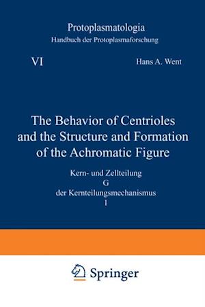 Behavior of Centrioles and the Structure and Formation of the Achromatic Figure