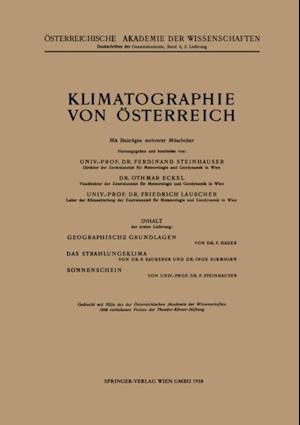 Klimatographie von Österreich