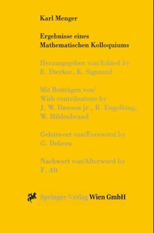 Karl Menger, Ergebnisse eines Mathematischen Kolloquiums