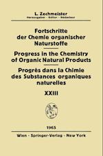 Fortschritte Der Chemie Organischer Naturstoffe / Progress in the Chemistry of Organic Natural Products / Progres Dans La Chimie Des Substances Organiques Naturelles