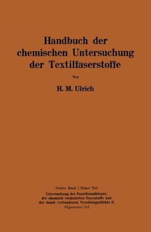Handbuch der chemischen Untersuchung der Textilfaserstoffe