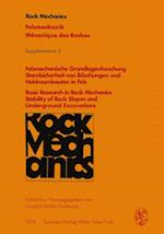 Felsmechanische Grundlagenforschung Standsicherheit von Böschungen und Hohlraumbauten in Fels / Basic Research in Rock Mechanics Stability of Rock Slopes and Underground Excavations