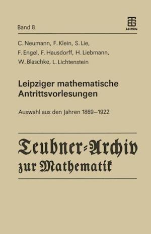 Leipziger mathematische Antrittsvorlesungen