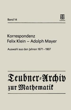 Korrespondenz Felix Klein — Adolph Mayer
