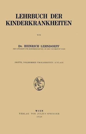 Lehrbuch Der Kinderkrankheiten