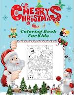 Merry Christmas Coloring Book For kids