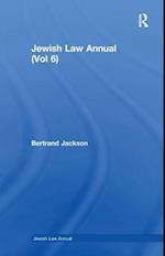 Jewish Law Annual (Vol 6)