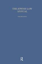 Jewish Law Annual (Vol 7)