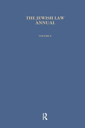 Jewish Law Annual (Vol 10)