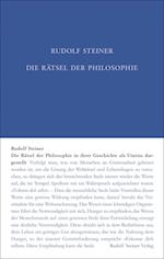 Die Rätsel der Philosophie in ihrer Geschichte als Umriss dargestellt