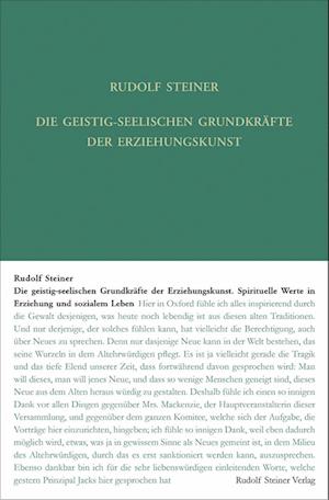 Die geistig-seelischen Grundkräfte der Erziehungskunst