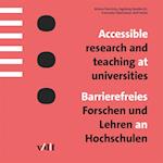 Guidelines for accessible teaching and research at universities / Leitfaden für barrierefreies Lehren und Forschen an der Hochschule