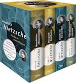 Friedrich Nietzsche, Werke in vier Bänden - Menschliches, Allzu Menschliches - Also sprach Zarathustra - Jenseits von Gut und Böse - Götzendämmerung (4 Bände im Schuber)