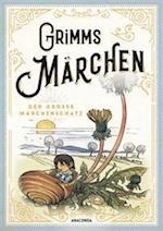 Grimms Märchen - vollständige und illustrierte Schmuckausgabe mit Goldprägung