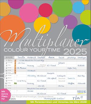 Multiplaner - Colour your time 2025